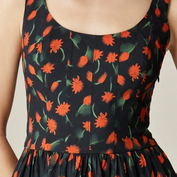 green emerald velvet dress J.Crew Gray Marled Fit-and-Flare Mini Dress